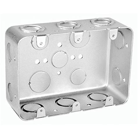 3 2 metal switch boxes|Deep Three Gang Multi Device Switch Box, 2.